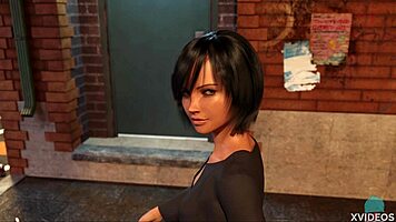 Promises 02 - roleplay in cinemas with brunette babe. She engages in intimate moment with big cock.