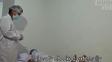 emotional moment receiving covid-19 vaccine at the hospital