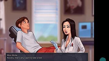 hot asian teacher in summertime saga wants to see that monster cock