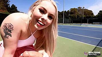 Real Teen Haley Spades Fucked Hard After Tennis