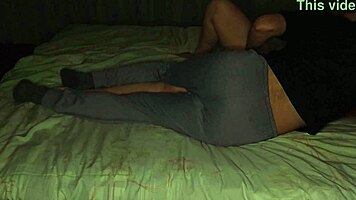 Sexy Roommate Cums From Fingers On Cold Night