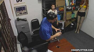 Ava Eden Sucked Officer Peter's Cock As Office Protocol