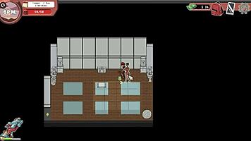 spooky milk life hentai game. rough femdom handjob at the gym
