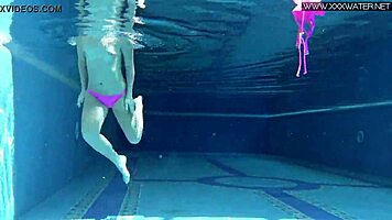 jessica lincoln steams up underwater in hot bikini action