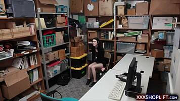 This cute teen 18+ shoplifter gets a rough fucking as punishment.