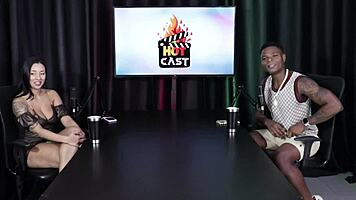 first time shock as arm enters pussy in sheer red lingerie with will mastro