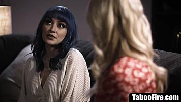 Lesbian Girl Cheats On Gf With Milf Landlord In Scissoring