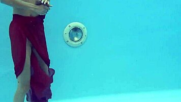 Tiny Skinny Pornstar Hermione Ganger Splashing in the Pool