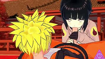 Hinata And Naruto Engage In Futanari Hentai Adventures With Intense Blowjobs And Cumshots.