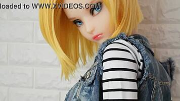 Android 18 Sex Doll Ready for Wild Toy Action