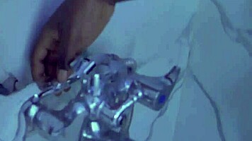 Step Uncle videobombed Teen with big boobs while showering and proceeded to sexually harassed her