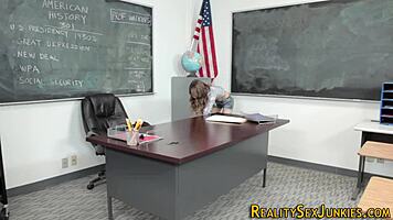 real teen 18+ face covered in spunk after wild hardcore session