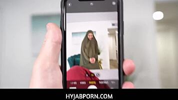 Hijab stepmom lilly hall learns deepthroat pleasure 😍