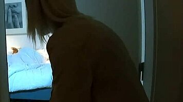 Naughty godmother fucks groom on wedding night