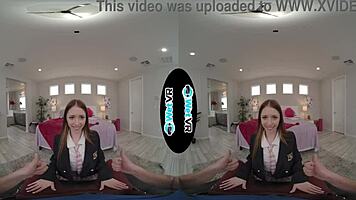 Cute Redhead Gets Creamed By Fat Cock In Vr Porn