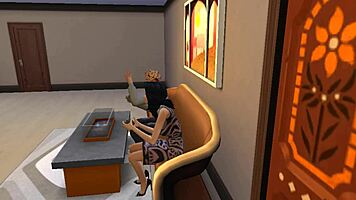 Asian stepmom strips after losing game then fucks stepson hard in wild attraction