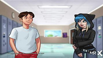 summertimesaga - wet shower lessons with teen hentai creampie delayed after e2