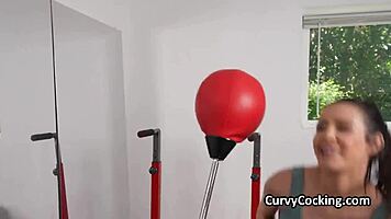 Kylie Delivers a Perfect Cock Ride at the Gym with Intensity.