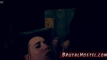 Teen Aidra Fox's extreme BDSM face fuck and squirting bondage