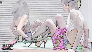 Camille Gets It On a Pool Table