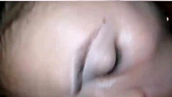 redhead teen sucks cock and gets creampie in mouth 😋