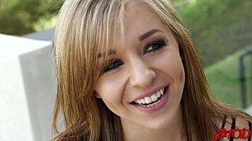 Adorable Madelyn Monroe Enjoys Interracial Banging and Cum Gulping in Group Fun