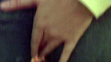 Dagfs shameless nympho rips clothes and strips on webcam sofa with small tits and blonde hair