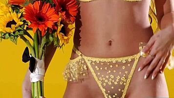 Kelly Lu Rips Clothes To Expose Pierced Nipples