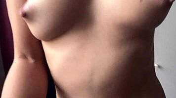 play with my tight shaved pussy and firm tits