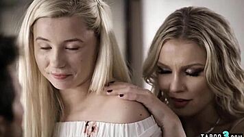 busty milf shares cock with bisexual stepdaughter