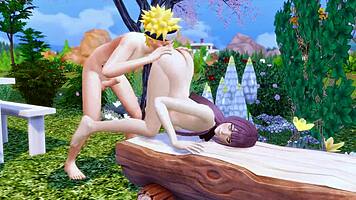 I can't believe Naruto set up Hinata for intense anal action!