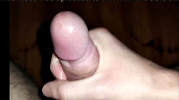 young amateur masturbates during homemade massage session!