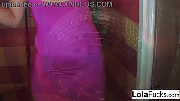 lola foxx, sexy teen pornstar, touches her nude pussy in masturbation compilation