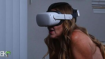 Dumb Stepmom Tricked By VR Gamer Stepson - Wild Scene 1of3 Free!