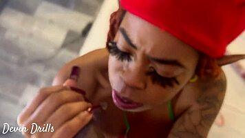 devin drills with big black cocks in deepthroat sessions