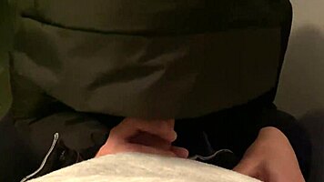 we're giving deepthroat blowjobs in the public elevator until neighbors spot us