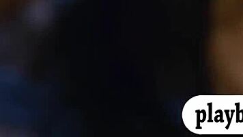 Babe intensely finger fucks her tight pussy