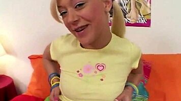 Men will be able to watch natural tits of young teen and she will cum alone