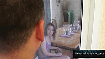 Beautiful Girl Explores Intimate Connection