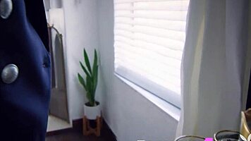 beautiful latina teen gianna dior strips naked outdoors, showing big tits and ass