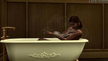 i saw my indian stepsister and stepbrother sharing the hotel room and fucking hard