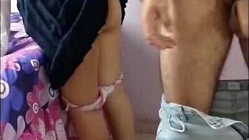 Colegiala Craves Her Professor's Cum in Hot First Time