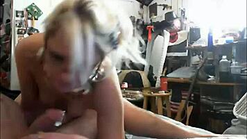Cute Girl Plays On Webcam
