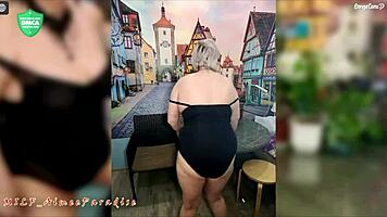 hey, check this beautiful russian housewife fingering herself on the matrimonial bed