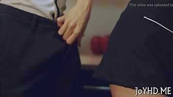 Youthful Whore Engages in a Steamy Sucking Session During Intense Game