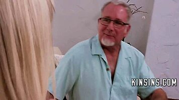 Skinny Teen Chanel Shortcake Fucks Stepgrandpa In Taboo Action