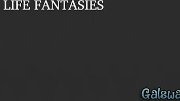 alix lynx takes pleasure in whipping her juicy cunt for amusement in this lesbian scene