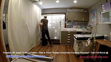 Sheila Daniels Caught on Spy Cam During Entrance Physical with Doctor