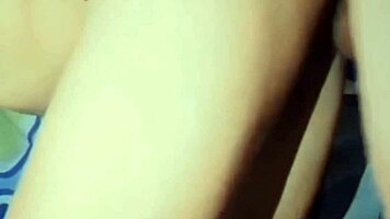 Stepmother And Stepson Fuck Before Husband Arrives. She Rides His Cock Hard.