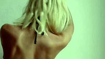 Petite Russian Blondie Aleksandra Smelova Strips in Bikini, Naked, Showing Small Tits and Pussy Softly